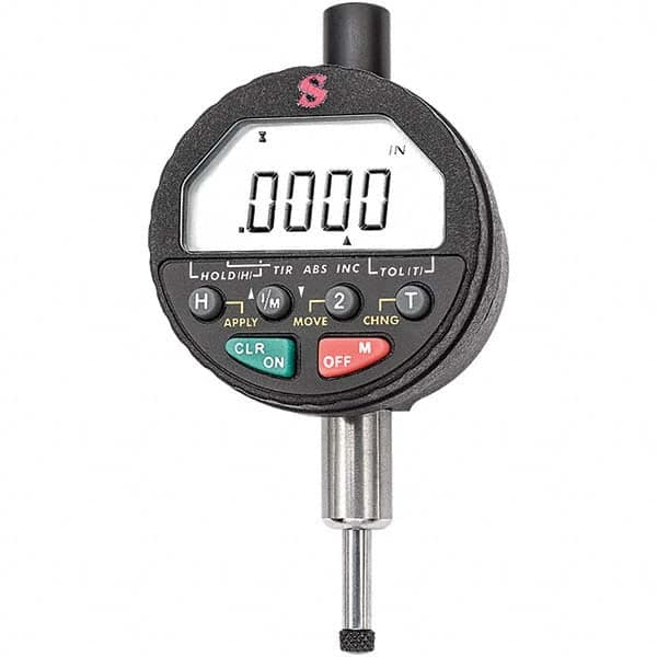 Starrett - Electronic Test Indicators Resolution (Decimal Inch): 0.00010 Minimum Measurement (Decimal Inch): 0.0000 - Makers Industrial Supply