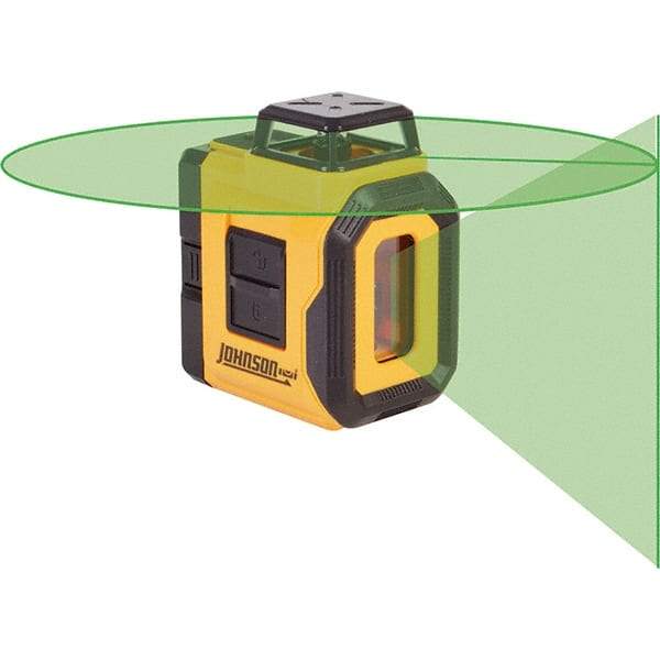 Johnson Level & Tool - Laser Levels Level Type: Self-Leveling w/Plumb Line Maximum Measuring Range (Miles): 0.009 - Makers Industrial Supply