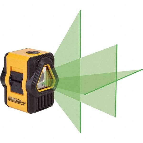 Johnson Level & Tool - Laser Levels Level Type: Self Leveling Cross Line Laser Maximum Measuring Range (Miles): 0.009 - Makers Industrial Supply