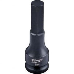 Milwaukee Tool - Impact Hex & Torx Bit Sockets Drive Size (Inch): 3/8 Hex Size (Inch): 3/8 - Makers Industrial Supply