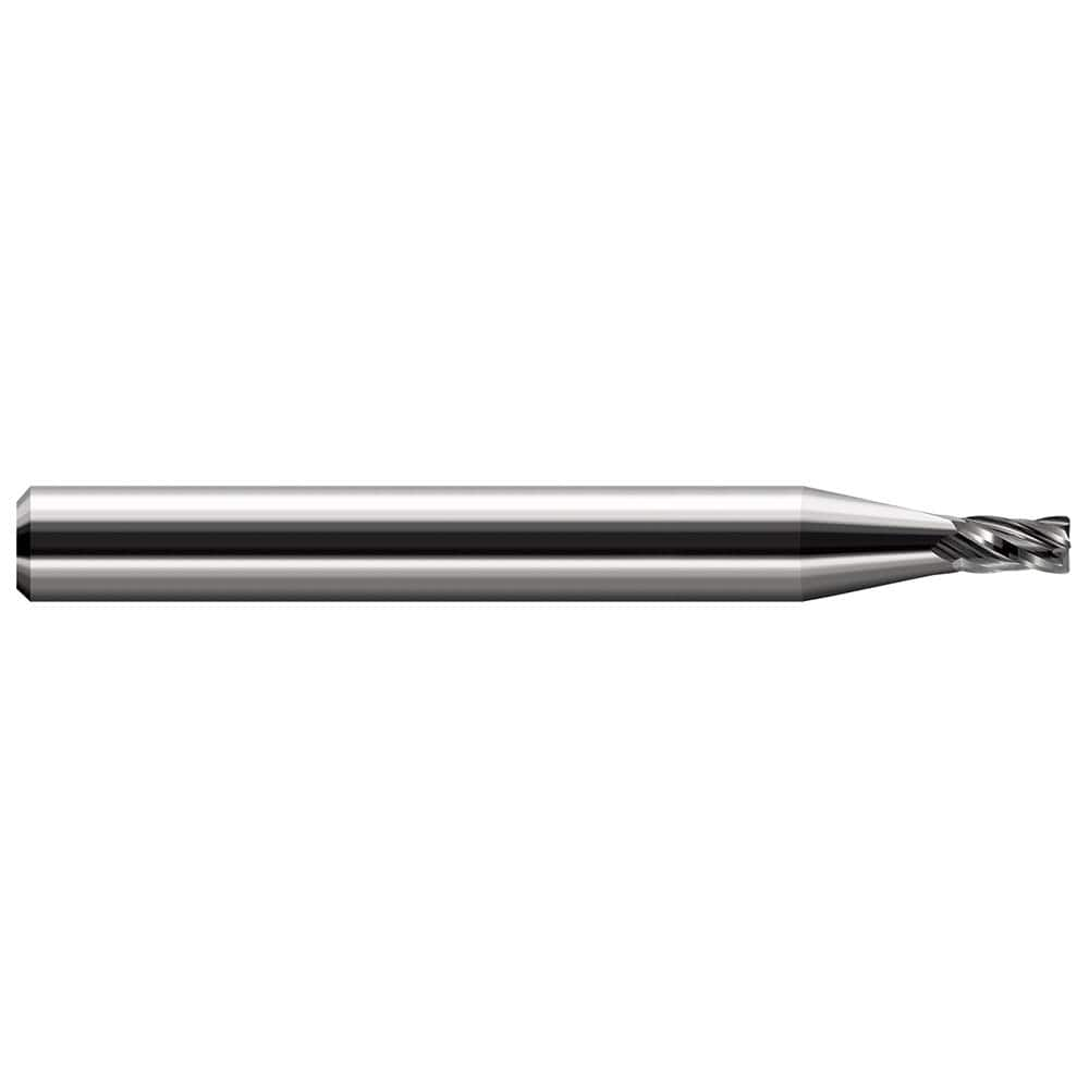 Harvey Tool - Corner Radius & Corner Chamfer End Mills; Mill Diameter (Inch): 9/64 ; Mill Diameter (Decimal Inch): 0.1406 ; End Type: Corner Radius ; Corner Radius (mm): 0.50 ; Corner Radius (Decimal Inch): 0.0200 ; Number of Flutes: 4 - Exact Industrial Supply