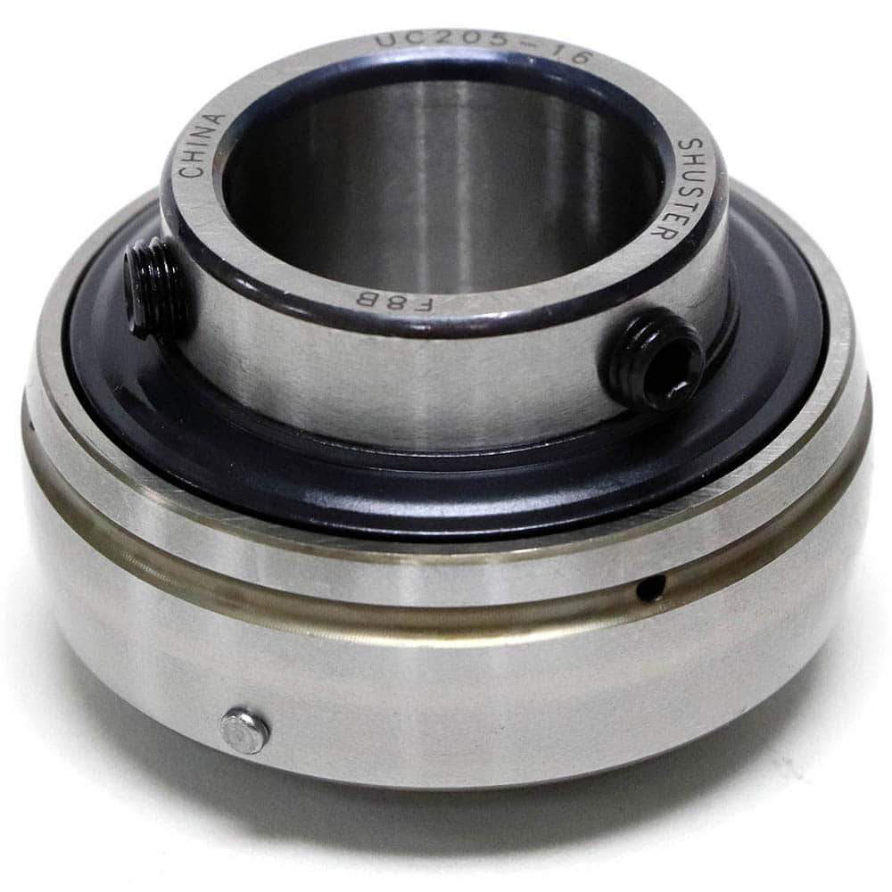 Shuster - UC205-16, 1" ID x 52mm OD Insert Bearing - Exact Industrial Supply