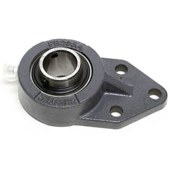 Shuster - UCFB210-30, 1-7/8" ID, 4-5/8" OAL x 7-1/2" OAH, 3-Bolt Flange Mounted Bearing - Exact Industrial Supply