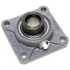 Shuster - NAF208-24, 1-1/2" ID, 5-1/8" OAL x 5-1/8" OAH, 4-Bolt Flange Bearing - Exact Industrial Supply