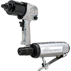 Air Impact Wrench: 1/2″ Drive, 8,000 RPM, 600 ft/lb 1/4″ Inlet, 22 CFM, Pistol Grip