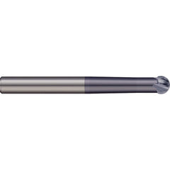 Micro 100 - 10mm Diam 220° Wrap Angle 6.7mm LOC 2-Flute AlTiN Finish Undercut End Mill - Exact Industrial Supply