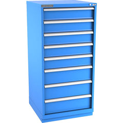 Storage Cabinet: 28-1/4″ Wide, 28-1/2″ Deep, 59-1/2″ High 440 lb Capacity, 8 Drawer