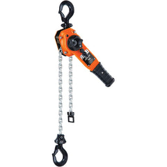 CM - Manual Hoists-Chain, Rope & Strap; Type: Lever ; Lifting Material: Chain ; Capacity (Lb.): 1500 ; Lift Height (Feet): 20 ; Minimum Headroom: 12.625 ; Lever Force to Operate Hoist: 33.00 - Exact Industrial Supply