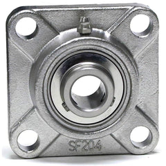 Shuster - SUCSF211-32, 2" ID, 161.5mm OAL x 161-1/2" OAH, 4-Bolt Flange Bearing - Exact Industrial Supply