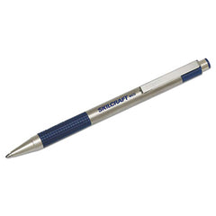 Ability One - Pens & Pencils; Type: Retractable Pen ; Color: Blue ; Tip Type: Medium - Exact Industrial Supply