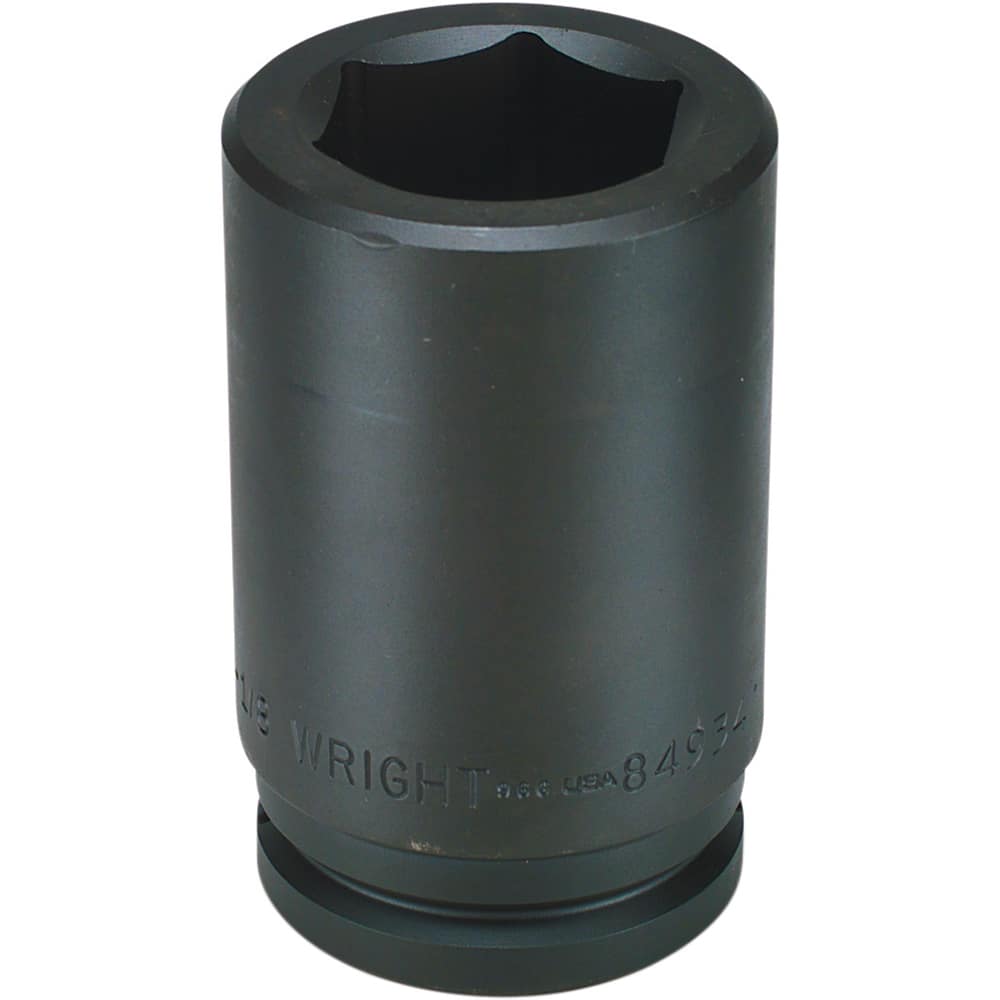 Wright Tool & Forge - Impact Sockets; Drive Size: 1-1/2 ; Size (mm): 120.0000 ; Type: Deep ; Style: Impact Socket ; Style: Impact Socket ; Style: Impact Socket - Exact Industrial Supply