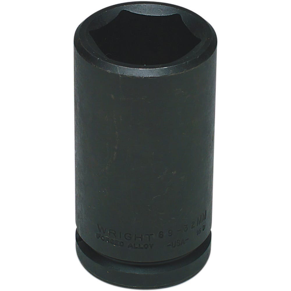 Wright Tool & Forge - Impact Sockets; Drive Size: 3/4 ; Size (mm): 33.0000 ; Type: Deep ; Style: Impact Socket ; Style: Impact Socket ; Style: Impact Socket - Exact Industrial Supply