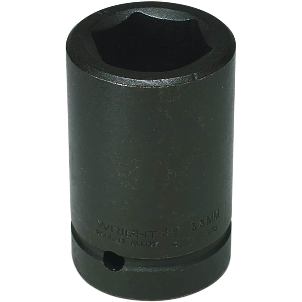 Wright Tool & Forge - Impact Sockets; Drive Size: 1 ; Size (mm): 56.0000 ; Type: Deep ; Style: Impact Socket ; Style: Impact Socket ; Style: Impact Socket - Exact Industrial Supply