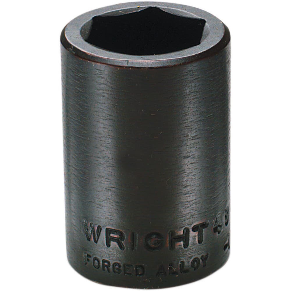 Wright Tool & Forge - Impact Sockets; Drive Size: 1/2 ; Size (mm): 17.0000 ; Type: Standard ; Style: Impact Socket ; Style: Impact Socket ; Style: Impact Socket - Exact Industrial Supply