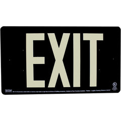 Safe-T-Nose - 9" x 16" Fire & Exit Sign - Exact Industrial Supply