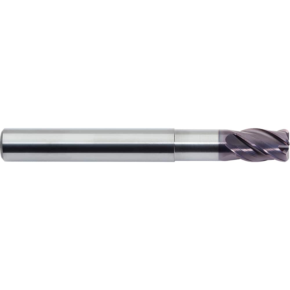 Corner Radius End Mill Head: 4 Flutes Solid Carbide