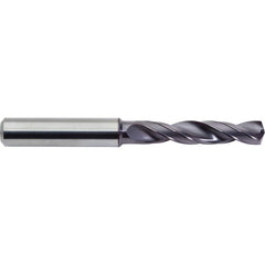 M.A. Ford - Screw Machine Length Drill Bits; Drill Bit Size (Decimal Inch): 0.1417 ; Drill Bit Size (mm): 3.60 ; Drill Point Angle: 142 ; Drill Bit Material: Carbide ; Drill Bit Finish/Coating: ALtima? Plus ; Flute Type: Helical - Exact Industrial Supply