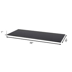 Workbench Top: for Workstations, Lab Grade Phenolic 30″ Wide, 1″ High