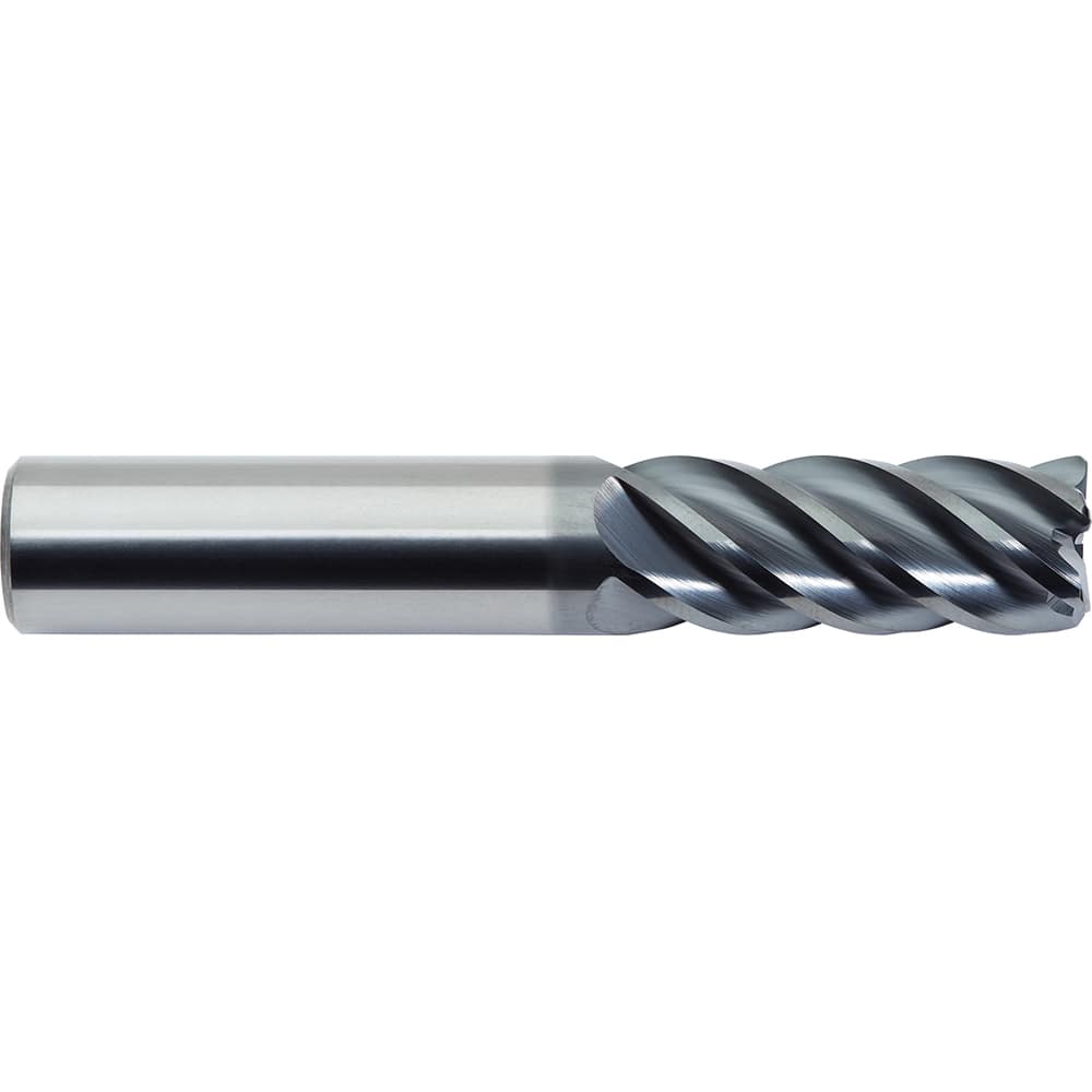 M.A. Ford - Corner Radius & Corner Chamfer End Mills; Mill Diameter (Inch): 7/16 ; Mill Diameter (Decimal Inch): 0.4375 ; End Type: Corner Radius ; Corner Radius (Inch): .030 ; Number of Flutes: 5 ; Material: Solid Carbide - Exact Industrial Supply