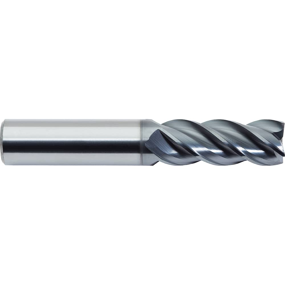 M.A. Ford - Square End Mills; Mill Diameter (Inch): 5/8 ; Mill Diameter (Decimal Inch): 0.6250 ; Number of Flutes: 4 ; Length of Cut (Inch): 1-1/4 ; Length of Cut (Decimal Inch): 1.2500 ; Material: Solid Carbide - Exact Industrial Supply