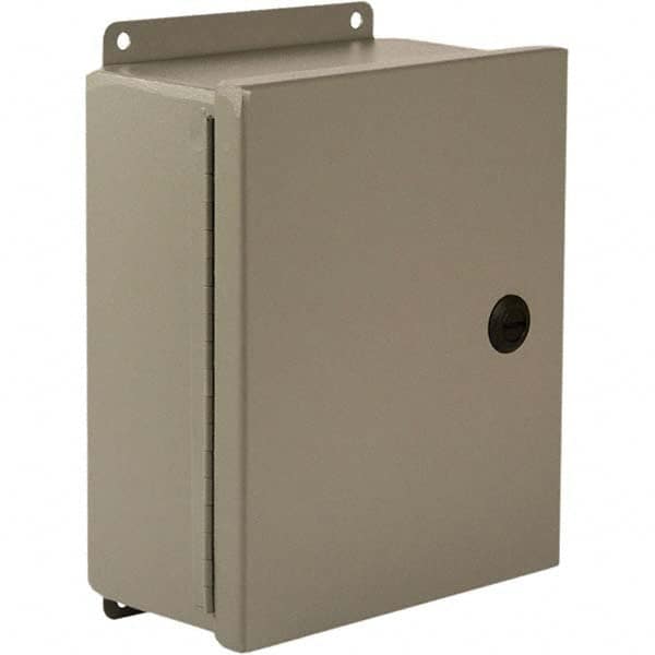 Wiegmann - NEMA 4 Steel Standard Enclosure with Continuous Hinge Cover - Makers Industrial Supply