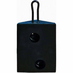 Checkers - Wheel Chocks Width (Inch): 8 Height (Inch): 5-1/2 - Makers Industrial Supply