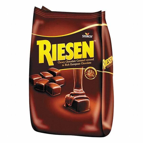 Riesen - Snacks, Cookies, Candy & Gum Breakroom Accessory Type: Candy Breakroom Accessory Description: Chocolate Caramel Candies, 30oz Bag - Makers Industrial Supply