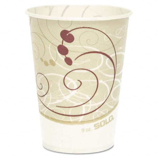 DART - Waxed Paper Cold Cups, 9 oz, Symphony Design, 100/Bag - Makers Industrial Supply