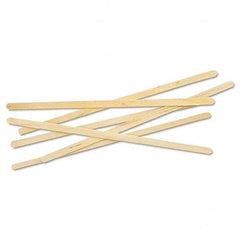 ECO PRODUCTS - Coffee, Tea & Accessories Breakroom Accessory Type: Coffee Stirrers Breakroom Accessory Description: Renewable Wooden Stir Sticks - 7" 1000/Pack 10 Pk/Carton - Makers Industrial Supply