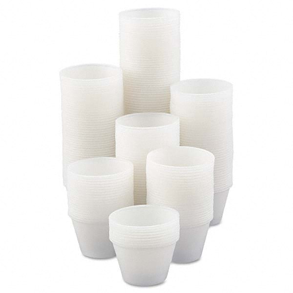 Polystyrene Portion Cups, 4 oz, Translucent, 250/Bag, 10 Bags/Carton Translucent