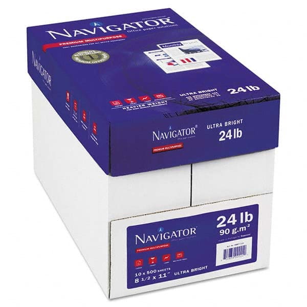 Navigator - Office Machine Supplies & Accessories Office Machine/Equipment Accessory Type: Copy Paper For Use With: Copiers; Fax Machines; Inkjet Printers; Laser Printers - Makers Industrial Supply