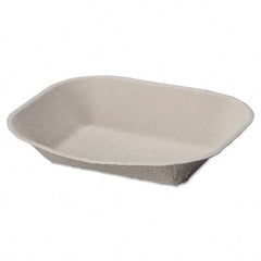 Chinet - Savaday Molded Fiber Food Tray, 9 x 7, Beige, 250/Bag, 500/Carton - Makers Industrial Supply