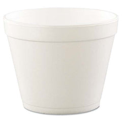 DART - Foam Containers, Foam, 24 oz, White, 25/Bag, 20 Bags/Carton - Makers Industrial Supply