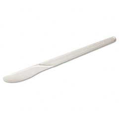 ECO PRODUCTS - Plantware Renewable & Compostable Knife - 6", 50/PK, 20 PK/CT - Makers Industrial Supply