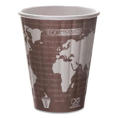 ECO PRODUCTS - World Art Renewable and Compostable Insulated Hot Cups, PLA, 8 oz, 40/Pack, 20 Packs/Carton - Makers Industrial Supply