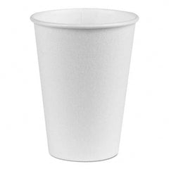 Dixie - PerfecTouch Hot/Cold Cups, 12 oz, White, 50/Bag, 20 Bags/Carton - Makers Industrial Supply