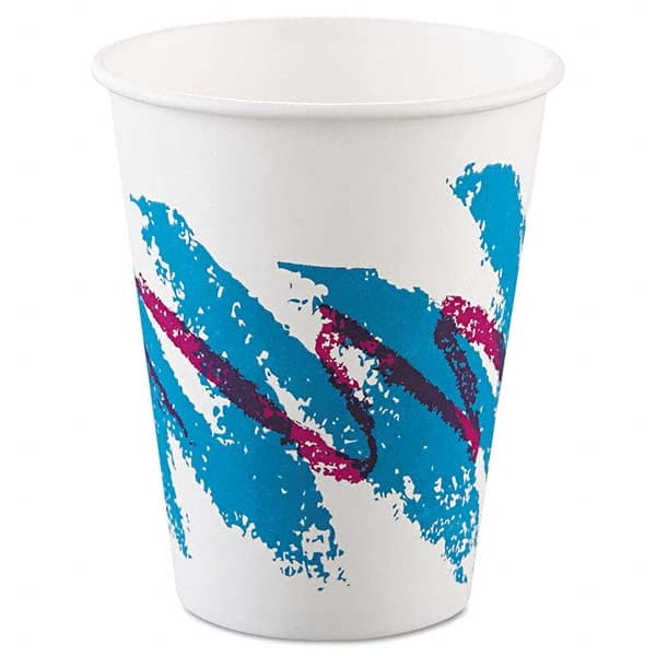 DART - Jazz Paper Hot Cups, 8 oz, Polycoated, 50/Bag, 20 Bags/Carton - Makers Industrial Supply