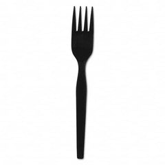 Dixie - SmartStock Plastic Cutlery Refill, Forks, 6", Black, 40/Pack, 24 Packs/CT - Makers Industrial Supply