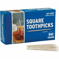 Royal Paper - Toiletries Type: Wood Toothpicks Container Type: Box - Makers Industrial Supply