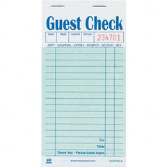 Royal Paper - Note Pads, Writing Pads & Notebooks Writing Pads & Notebook Type: Guest Book Size: 3-1/2 x 6-45/64 - Makers Industrial Supply