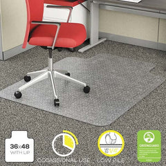 Deflect-o - Chair Mats Style: Straight Edge Shape: Rectangular - Makers Industrial Supply