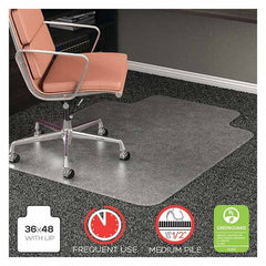 Deflect-o - Chair Mats Style: Beveled Edge Shape: Rectangular - Makers Industrial Supply