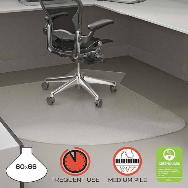 Deflect-o - Chair Mats Style: Straight Edge Shape: L-Shaped - Makers Industrial Supply