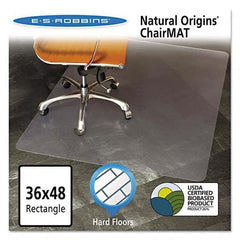 ES Robbins - Chair Mats Style: Straight Edge Shape: Rectangular - Makers Industrial Supply