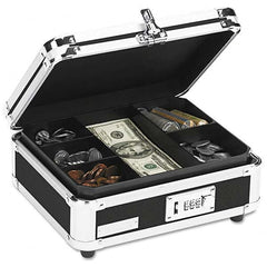 Vaultz - Compartment Storage Boxes & Bins Type: Cash Box Number of Compartments: 1.000 - Makers Industrial Supply