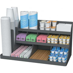 Mind Reader - Condiments & Dispensers Breakroom Accessory Type: Condiment Dispenser Breakroom Accessory Description: Extra Large Coffee Condiment and Accessory Organizer - Makers Industrial Supply