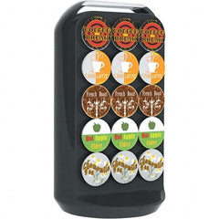 Mind Reader - Condiments & Dispensers Breakroom Accessory Type: Condiment Dispenser Breakroom Accessory Description: Coffee Pod Carousel, Fits 30 Pods - Makers Industrial Supply