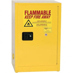 Eagle - Safety Cabinets Hazardous Chemical Type: Flammable and Combustible Liquids Color: Yellow - Makers Industrial Supply