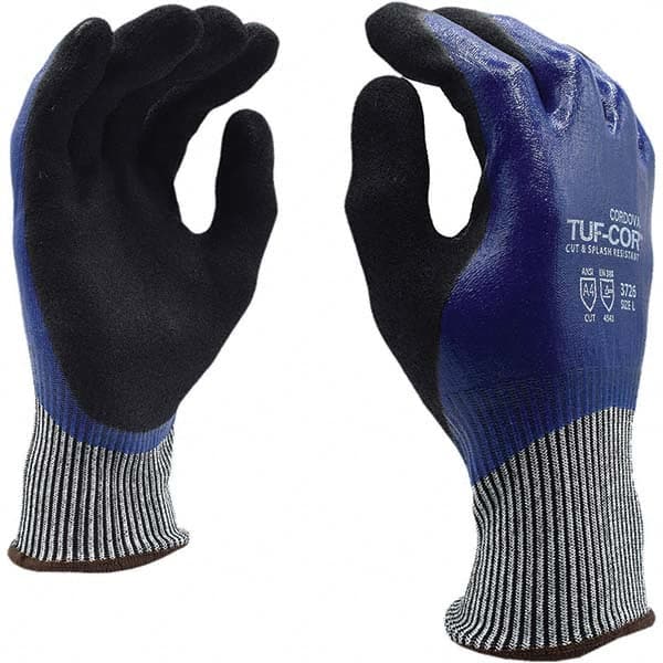 Cordova - Size M (8), ANSI Cut Lvl A4, Nitrile Coated Cut Resistant Gloves - Makers Industrial Supply