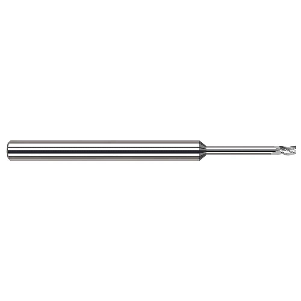 Harvey Tool - Square End Mills; Mill Diameter (Inch): 1/4 ; Mill Diameter (Decimal Inch): 0.2500 ; Length of Cut (Inch): 3/8 ; Length of Cut (Decimal Inch): 0.3750 ; Material: Solid Carbide ; Finish/Coating: Uncoated - Exact Industrial Supply